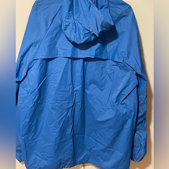 Retro Blue Yachting PVC Rain Jacket O/S - Picture 5 of 14